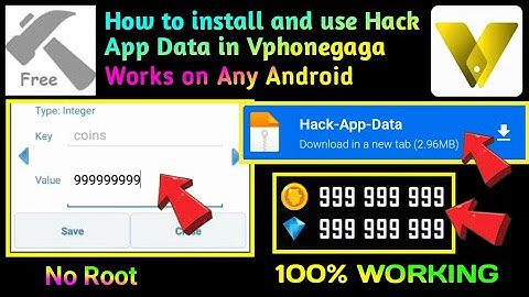 How to Install & Use Hack App Data in Vphonegaga | No Root