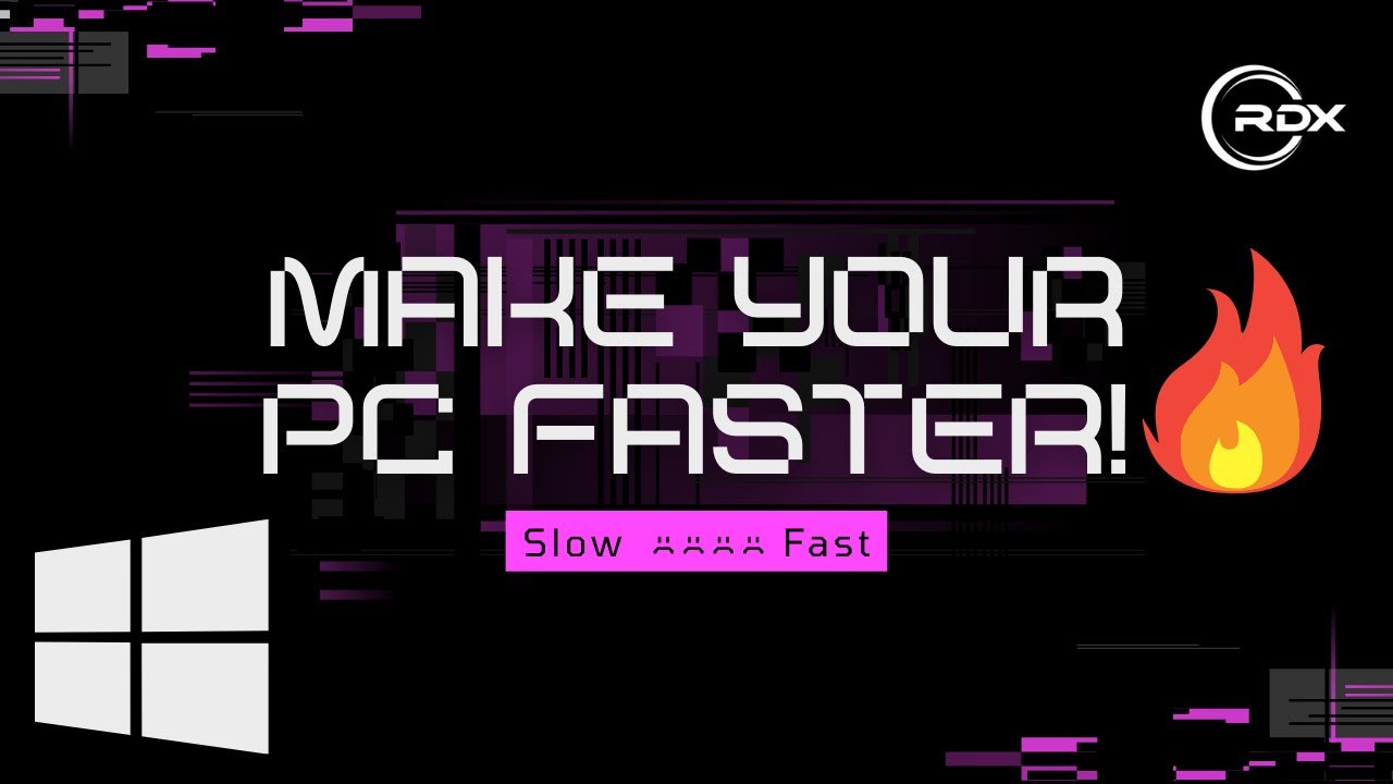 Top 3 Settings You Should Do To Make Your PC Fast 🔥 | Slow ⮞ Fast | RDX Rojex
