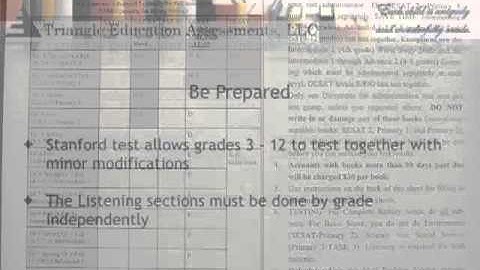 Short Test Administrator Training Video