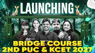 Launching Bridge Course for 2nd PUC & KCET 2027🔥 | Start Your 2nd PUC Journey Now! #2ndpuc