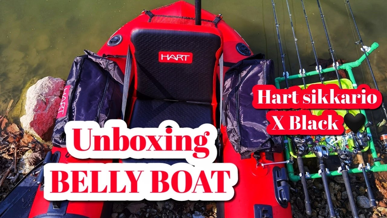 Bass Fishing : UNBOXING #10 - BELLY BOAT - HART SIKKARIO X BLACK