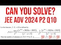 JEE Advanced's Most Complicated Equation in 4 Minutes?! 😅😅 #crackjee #iitjee #jeeadvanced #iitbombay