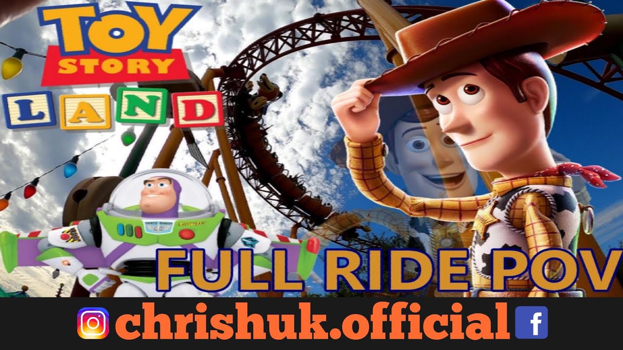 Toy Story Land & Slinky Dog Dash Full Ride POV (HD)