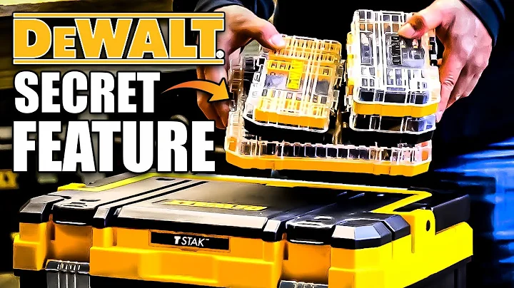New DeWALT TOOLS TSTAK MODULAR MOBILE STORAGE TOWER HAS A HIDDEN FEATURE!