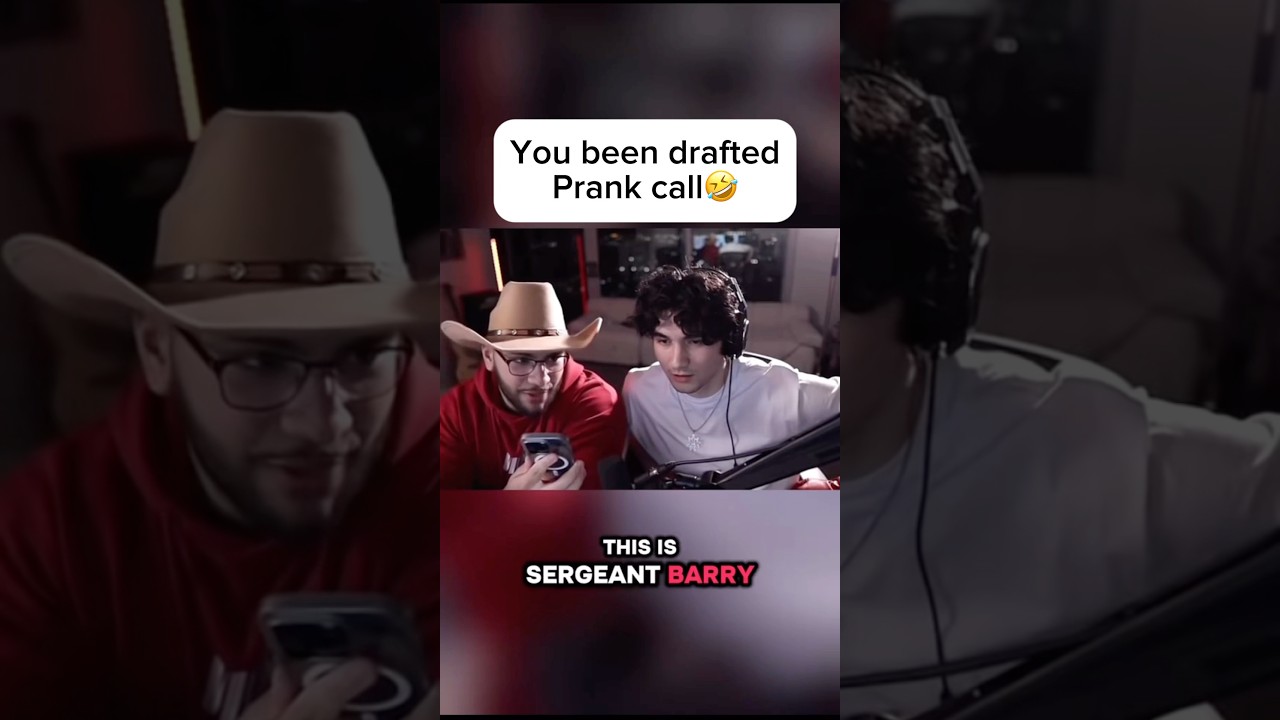 Military draft prank call😂