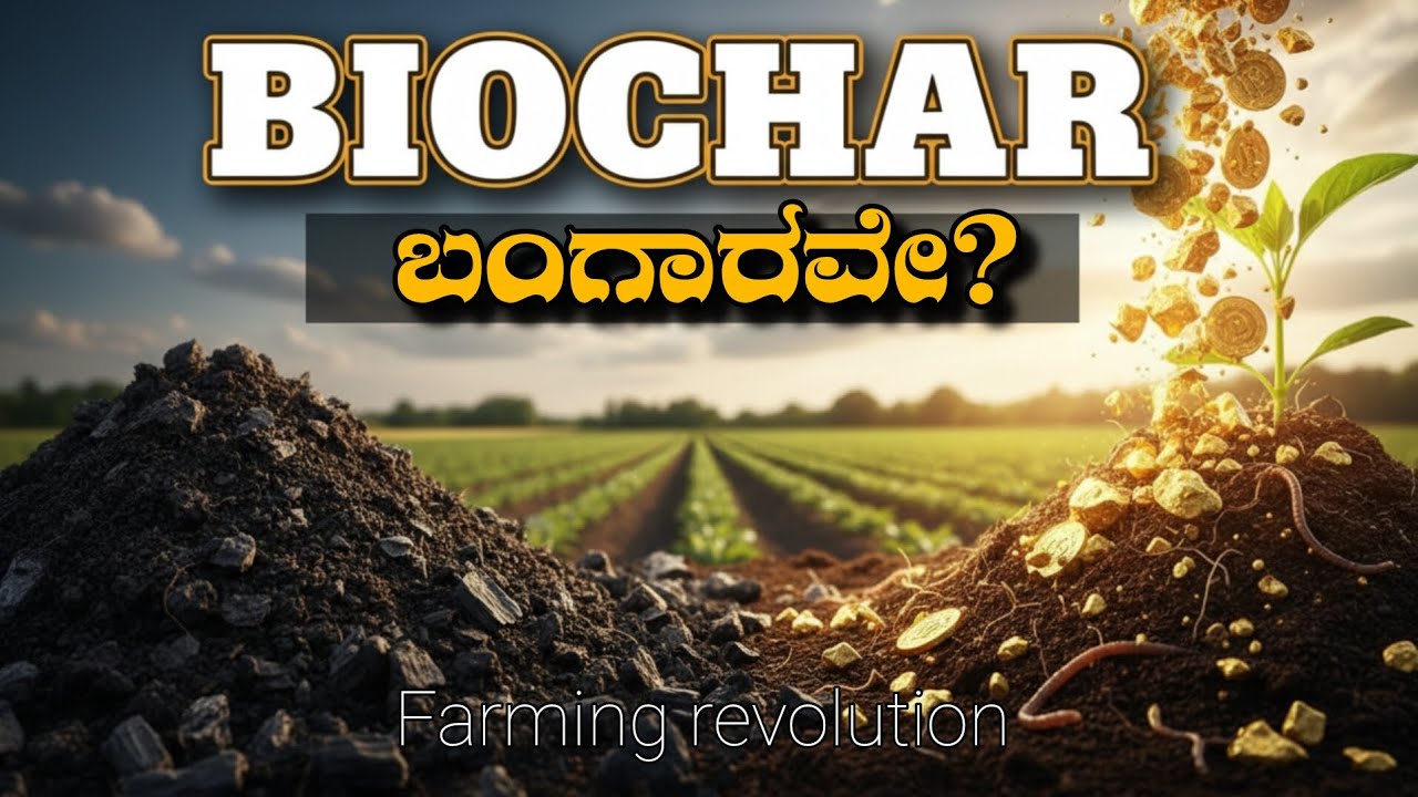 ರೈತರಿಗೆ Biochar ಎಷ್ಟು ಲಾಭ?💸💰 ರಸಗೊಬ್ಬರ ಖರ್ಚು ಹೆಚ್ಚಾ?😲 Biochar ನಿಮ್ಮ ಉತ್ತರ ಆಗಬಹುದು!🤩