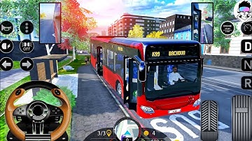 Coach Bus Simulator 2023 Mobile Bus Driving - City Bus Transporter - Android Gameplay