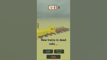 New trains in dead rails😱. go check it out now! #roblox #games #play #deadrails #robloxedit