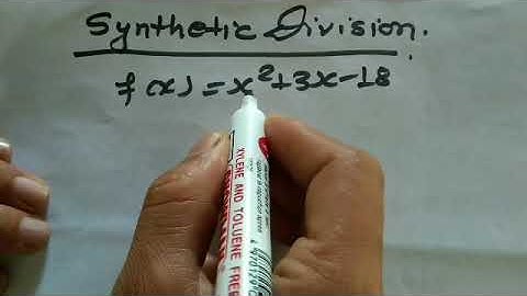 Remainder theorem; factor theorem and synthetic divisions. Grade 10. Opt math