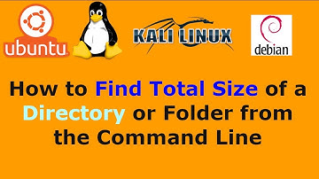 How to Find Total Size of a Directory or Folder from the Command Line Linux Unix - 2019