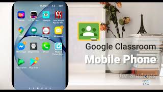 Google Classroom Tutorial for Students on Mobile