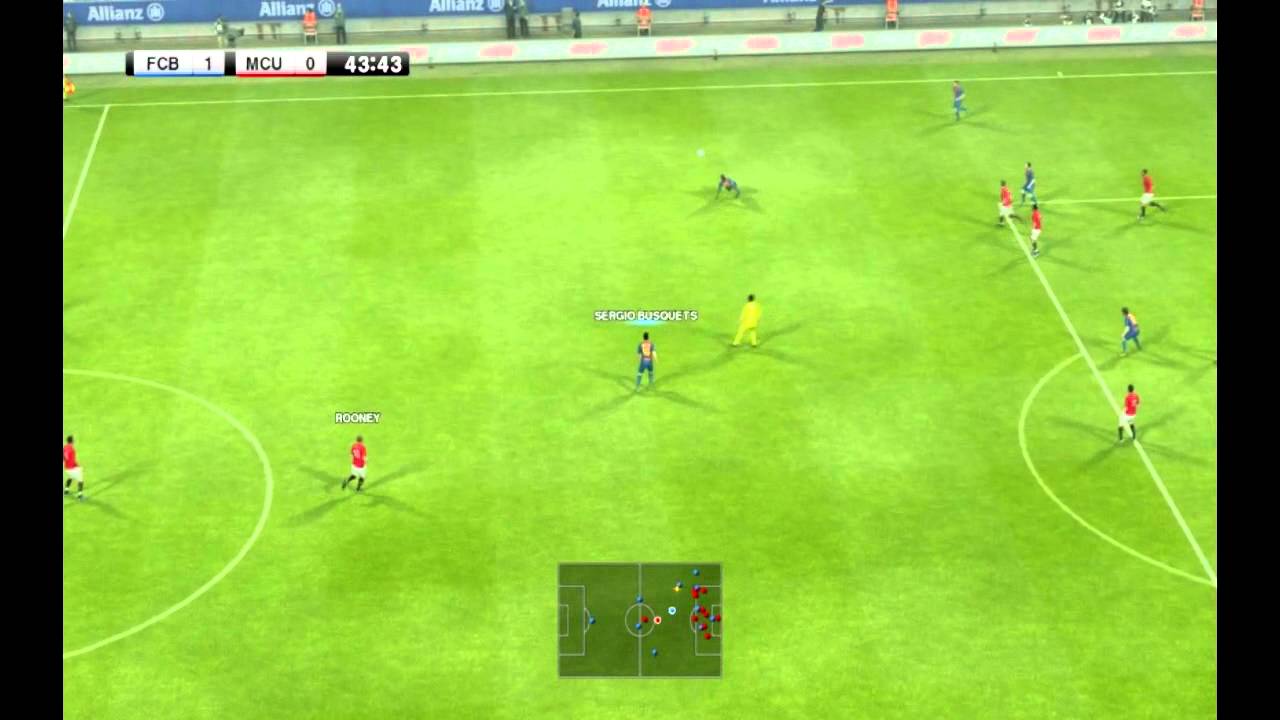 [PC]Pro Evolution Soccer 2012 FC Barcelona vs Manchester United Full