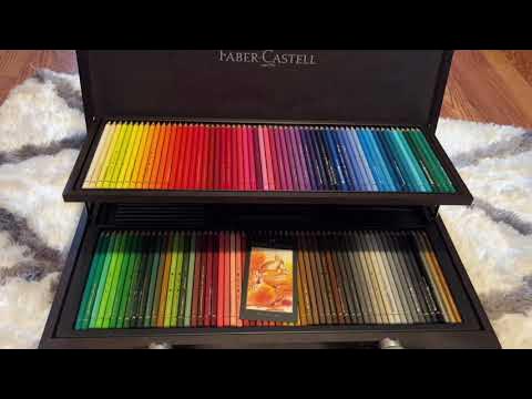 Unboxing Faber Castell Polychromos Colored Pencils (120 set