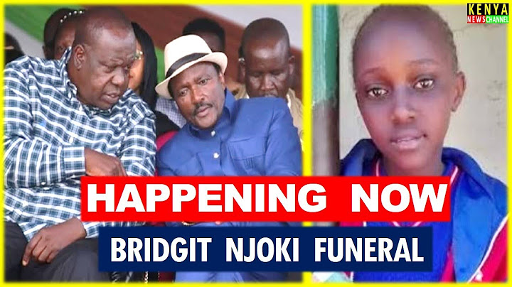 LIVE - Opposition Leaders at Burial of Bridgit Njeri shot on Sabasaba in Ndumberi Matiangi Kalonzo
