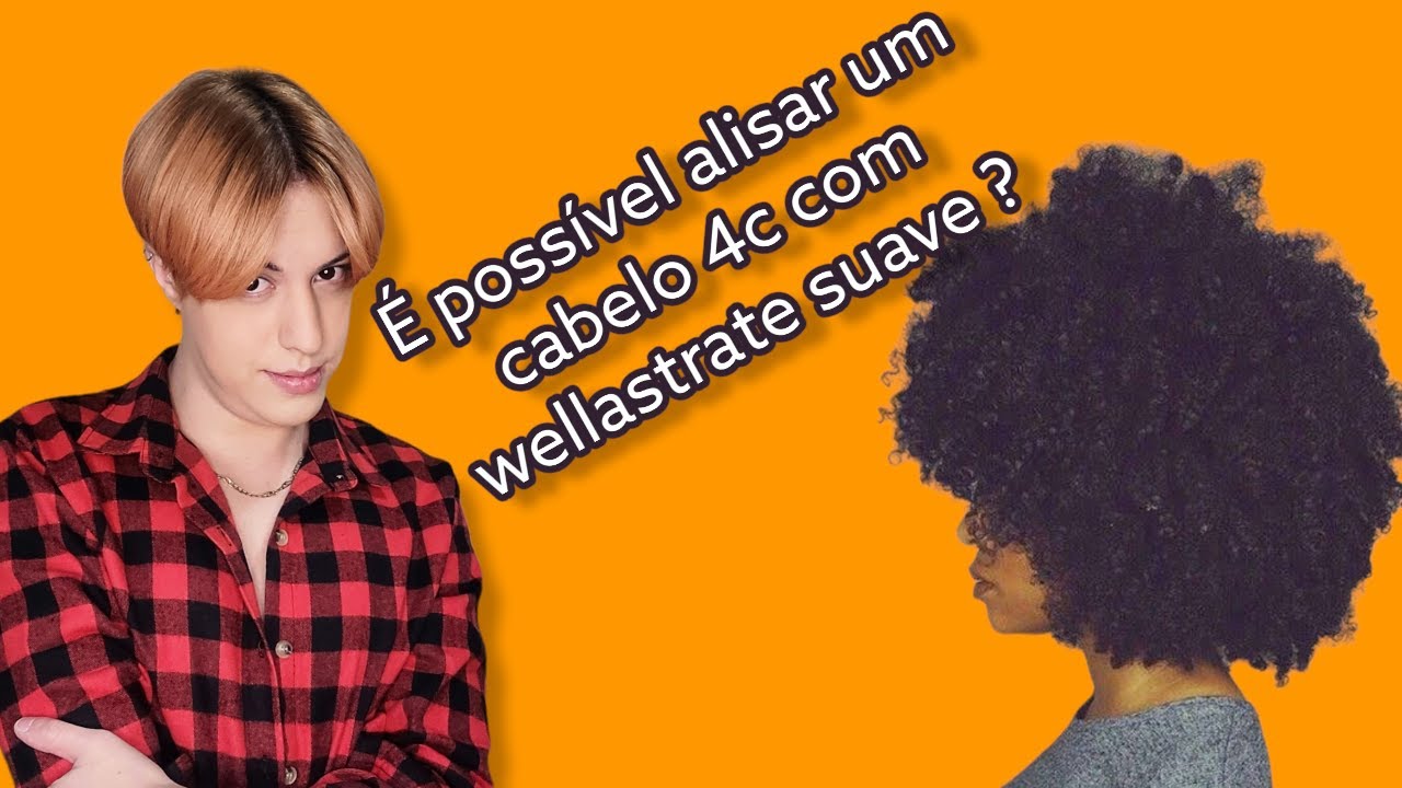 Alisando um cabelo 4c com wellastrate suave