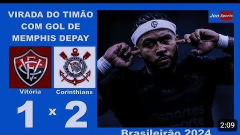 VIRADA DO TIMÃO!!!!!!! | Vitória 1 x 2 Corinthians | Gols | Brasileirão 2024 LIBERTADORES À VISTA???