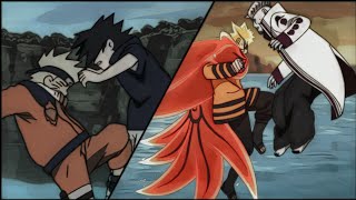 Naruto's Most Iconic Taijutsu Combo!🔥 | Sasuke & Isshiki Comparison