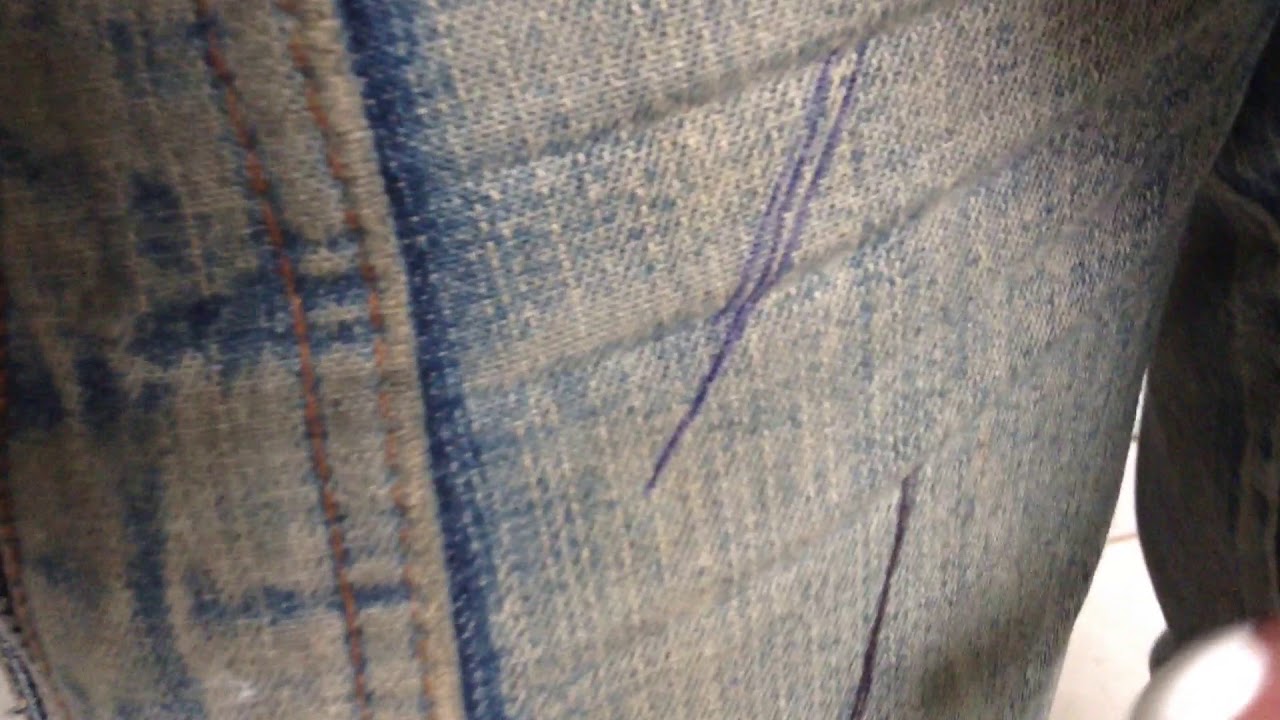 Como tirar risco de caneta do jeans - YouTube
