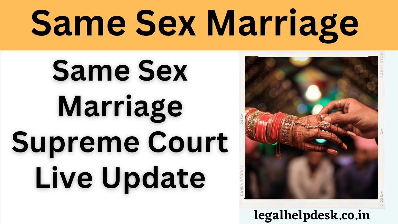 Same Sex Marriage Supreme Court Live Update - YouTube