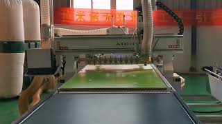 ATC #cnc Router with automatic labeling function Has obtained CE certification