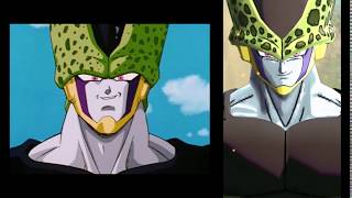 Recreating TFS perfect Cell transformation using Dragon Ball Legends footage (comparison)