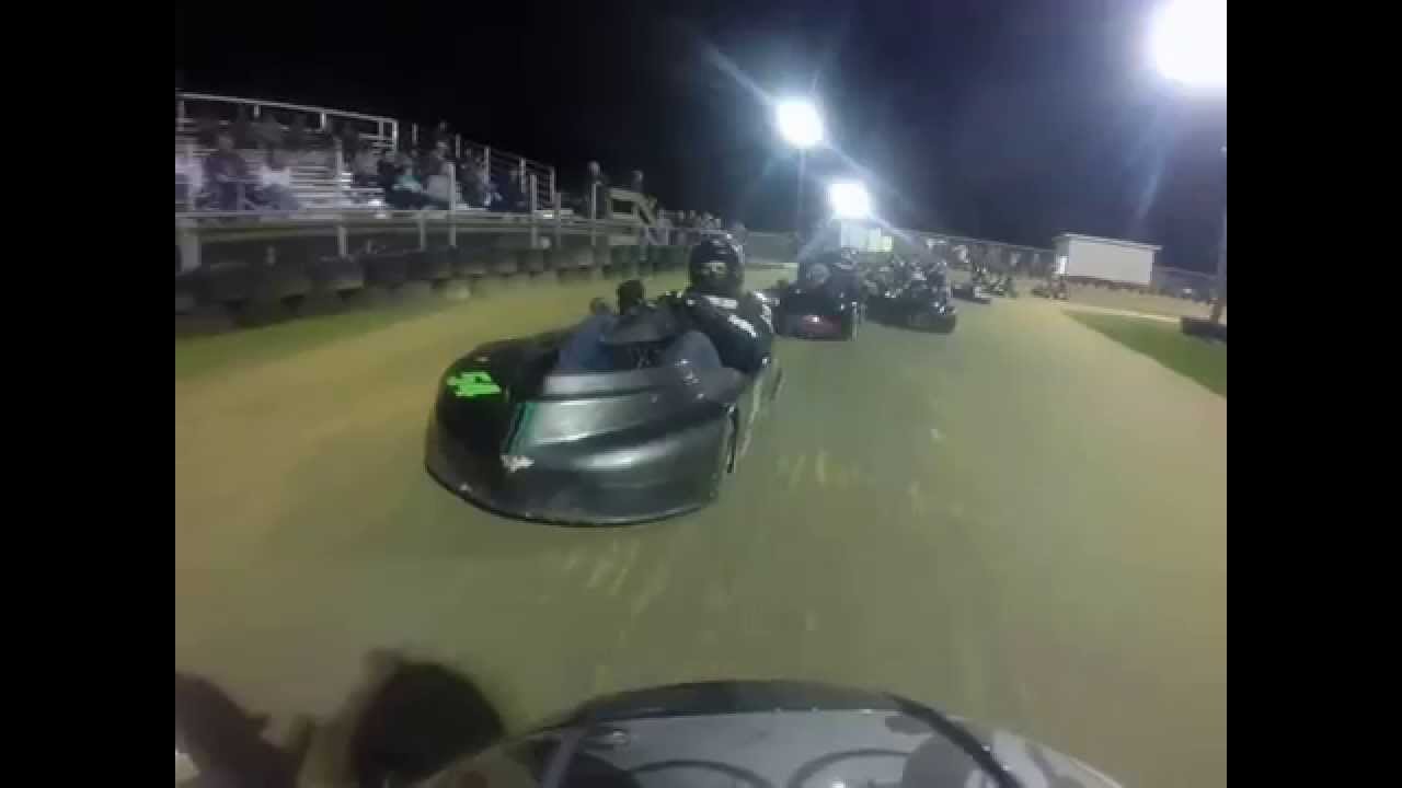 Dirt Track Go Kart Racing Part 1 Of 3 Adult Feature Gopro Helmet