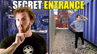 Real Life Batcave Build! (Secret Entrances)