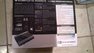 Native Instruments Komplete Audio 6 Audio Interface Unboxing