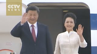 President Xi arrives in Warsaw for state visit