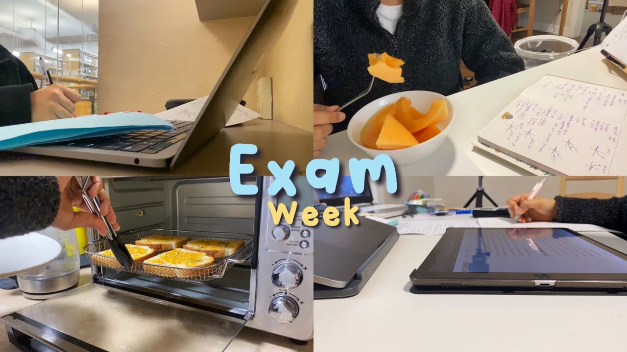 STUDY VLOG| Productive Time BEFORE final exams! (Studying with friends ...
