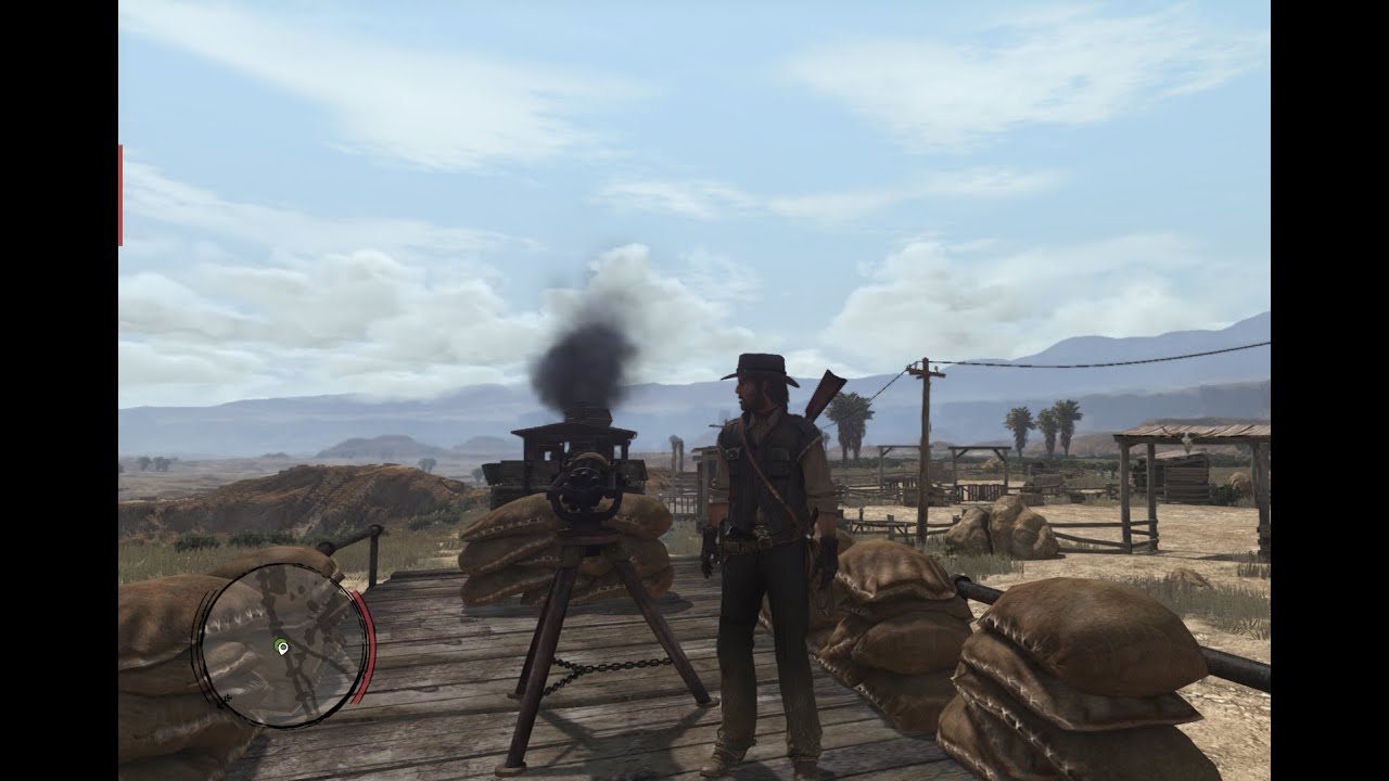 Red Dead Redumption Machine Gun Gameplay - YouTube