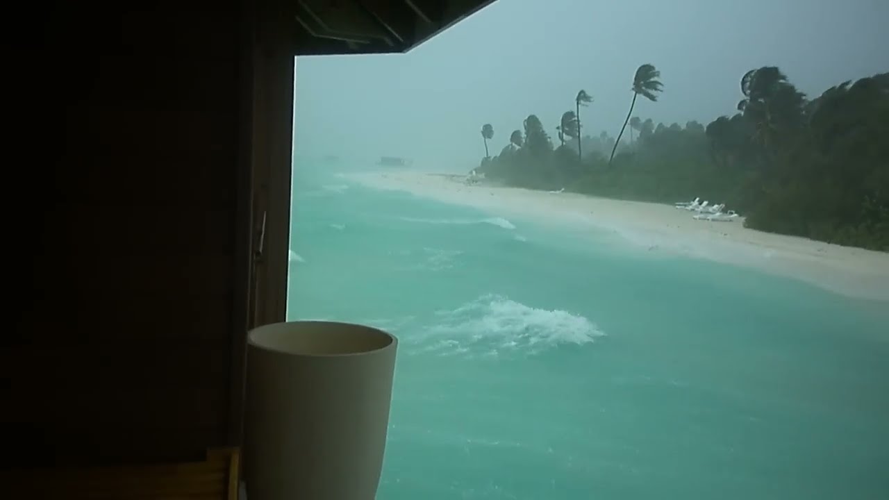 Meeru Island Resort Maldives Weather Storm YouTube