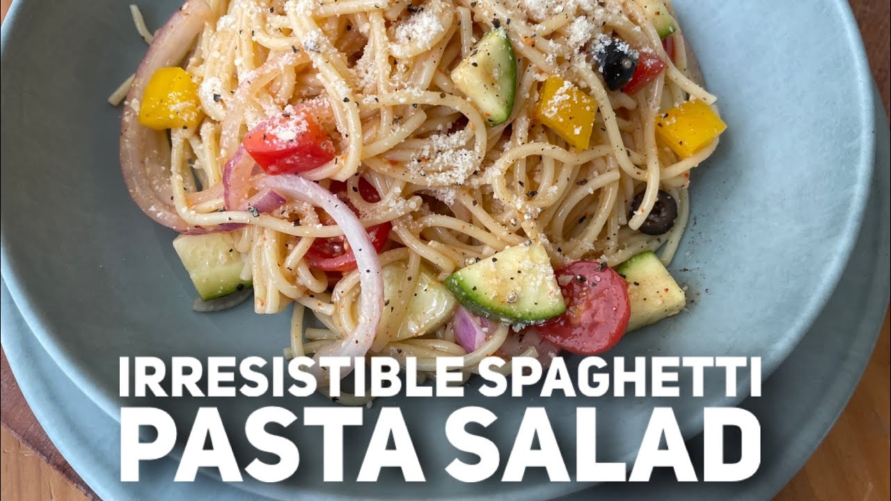 Spaghetti Salad Recipe With Salad Supreme 