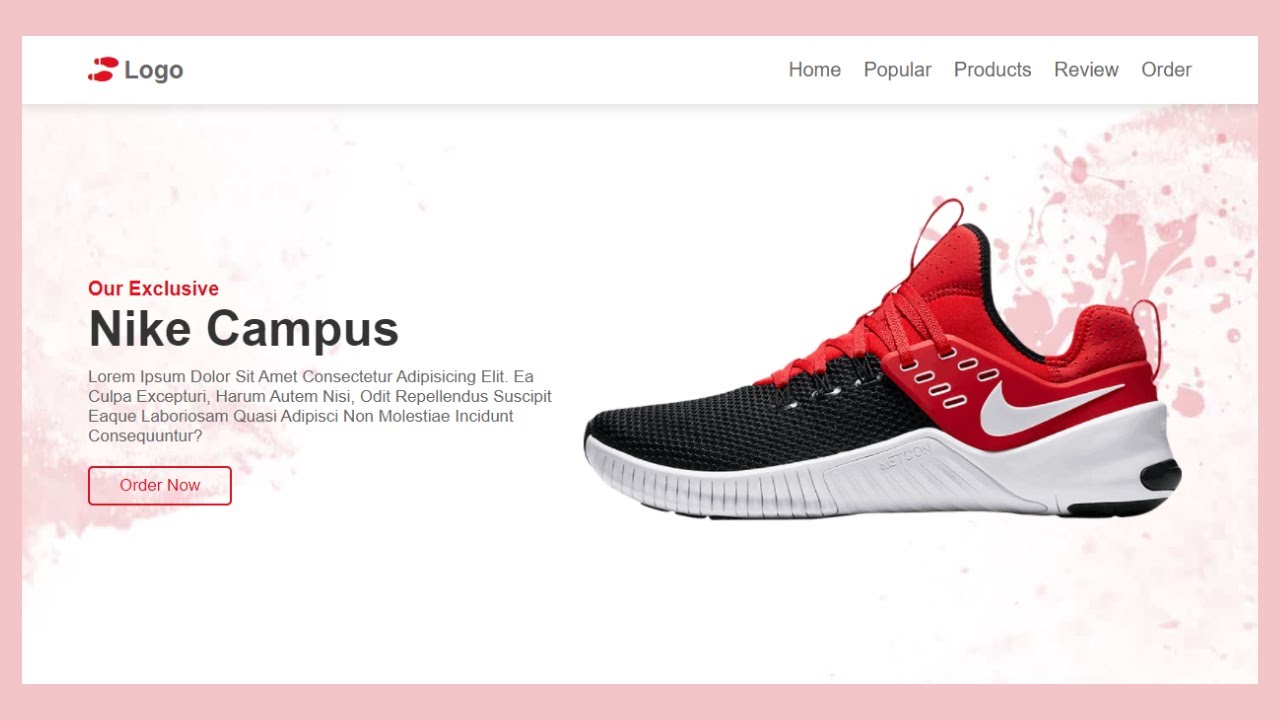 Responsive Landing Page Using HTML CSS And JavaScript | Responsive Web ...