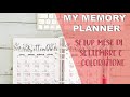 Setup del mese di settembre del My Memory Planner 2021