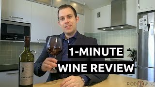 1 Minute Wine Review 2014 Dark Horse Cabernet Sauvignon