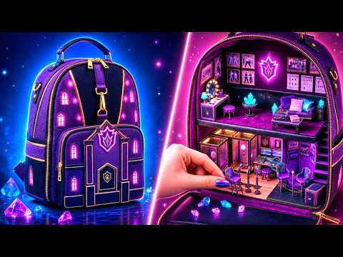 Magical KPop Demon Hunters Academy! ✨ Miniature Rooms & DIY Furniture Ideas
