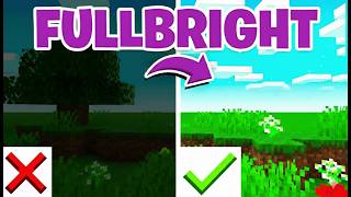 How To Get Fullbright For Minecraft Java 1.21.11 | 2026