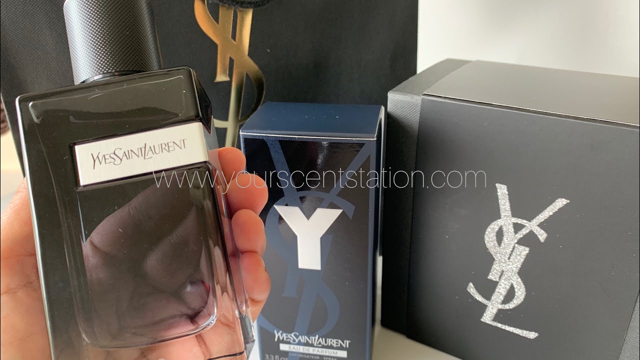 Unboxing YSL Y EDP Men (Malay) - YouTube