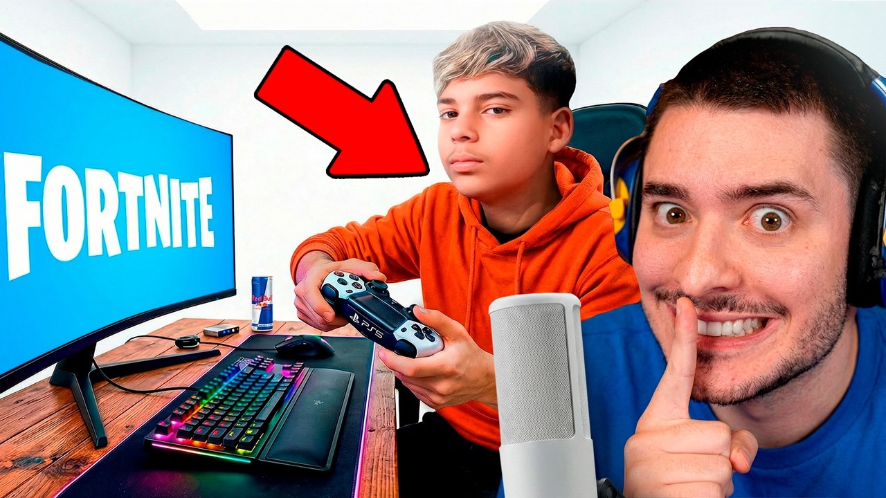 Um pro player jogou ESCONDIDO no meu lugar!