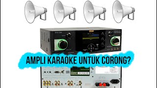 Why is the sound of the BMB DAS 200 amplifier and 4 horns not loud?