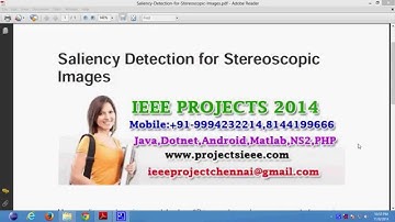 Saliency Detection for Stereoscopic Images