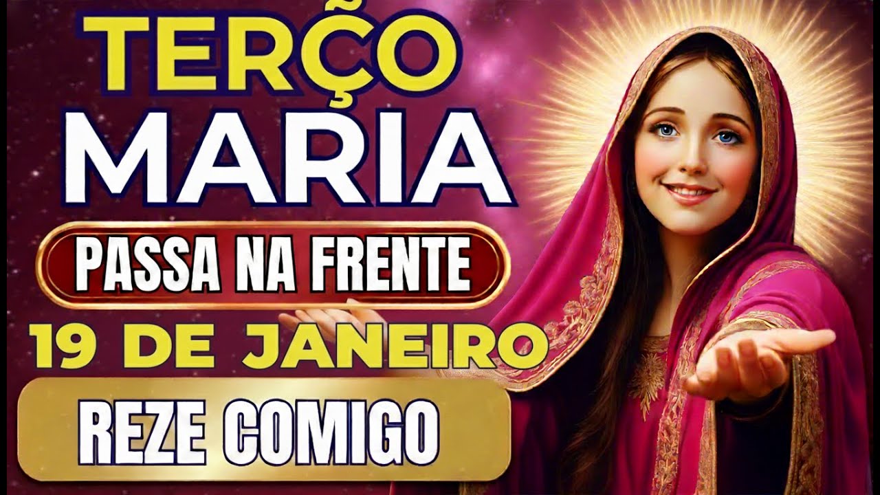 📿 Terço Maria Passa na Frente 🌹 Pra Quem Tem Medo de Ser Feliz 🙏