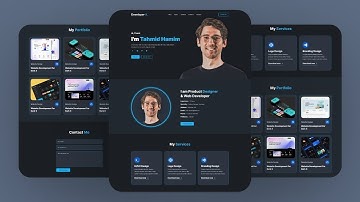 Portfolio Website Design HTML, CSS, & JavaScript