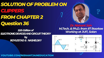 Solution to Problem 36 - Chapter 2, | Electronic Devices & Circuit Theory by Boylestad & Nashelsky