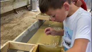 Treasure Panning at Diamond Gems, Cary, NC