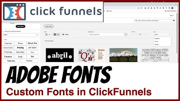 ClickFunnels 1.0 - How To Add Adobe Fonts to ClickFunnels