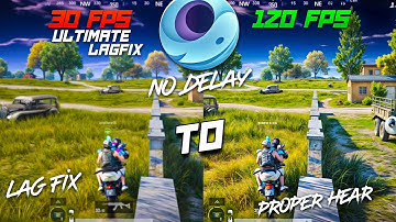 ULTIMATE LAG FIX 🛠  - MY PERSONAL GAMELOOP SETTINGS + INPUT DELAY FIX - LOW END DEVICES