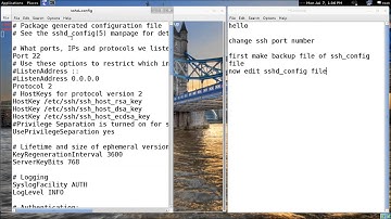 Change SSH server port in Kali Linux