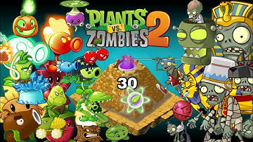 Plants vs. Zombies 2 : Pyramid of Doom | Endless Levels 25-30 | Challenge pvz 2 Part 2